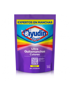 QUITAMANCHAS AYUDIN R.COLOR POLVO DP 450GR