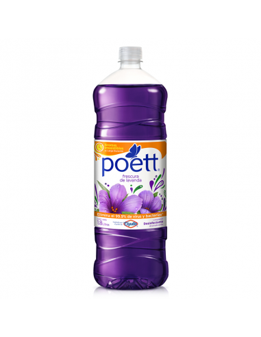 DESINFECTANTES LIQUIDOS POETT LAVANDA 1800 CC