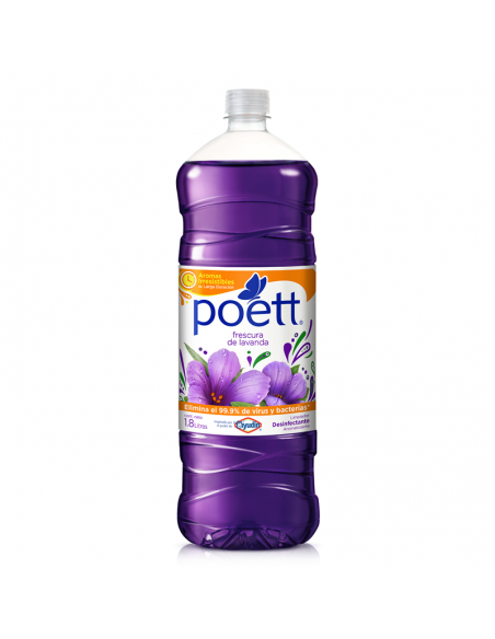 DESINFECTANTES LIQUIDOS POETT LAVANDA 1800 CC