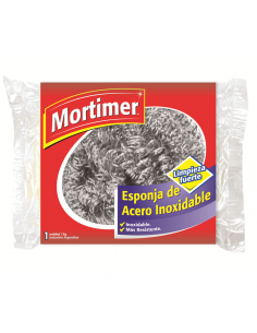 ESPONJA MORTIMER PLATEADA 1UN