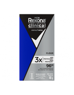 DESODORANTE PERSONAL REXONA CREMA CLINICAL CLEAN MEN  