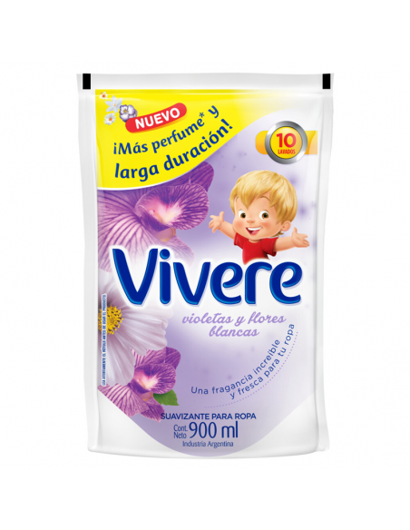 SUAVIZANTE VIVERE VIOL Y FL BLANCAS DP 900