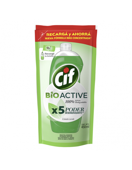 DET.CIF BIOACTIVE LIMA DP 450CC