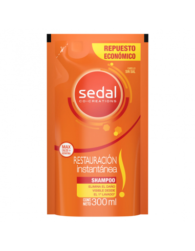 SHAMPOO SEDAL RESTAURACION INST D.PACK 300 CC