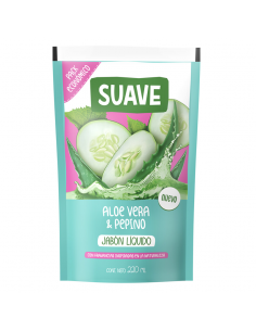JABON LIQUIDO SUAVE PEPINO Y ALOE DP 220CC