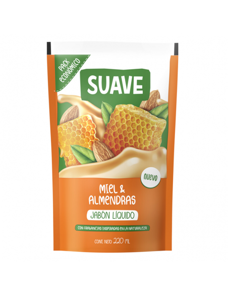JABON LIQUIDO SUAVE MIEL/JAZ Y ALM DP 220C