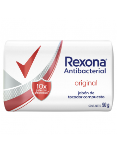 JABONES DE TOCADOR REXONA ANTIBACTERIAL ORIGINAL 90 GR
