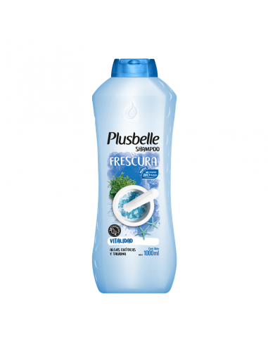 SHAMPOO PLUSBELLE FRESCURA 1 LT