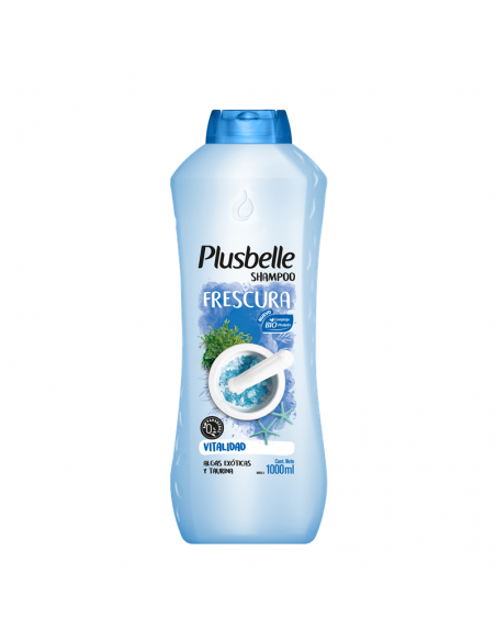 SHAMPOO PLUSBELLE FRESCURA 1 LT