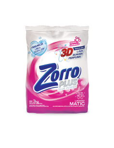 DET.POLVO ZORRO BIICARBONATO MATIC 3KG