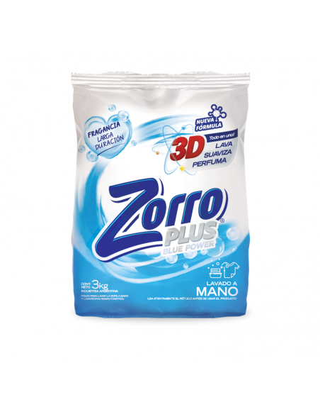 DET.POLVO ZORRO BICARBONATO REGULAR 3KG