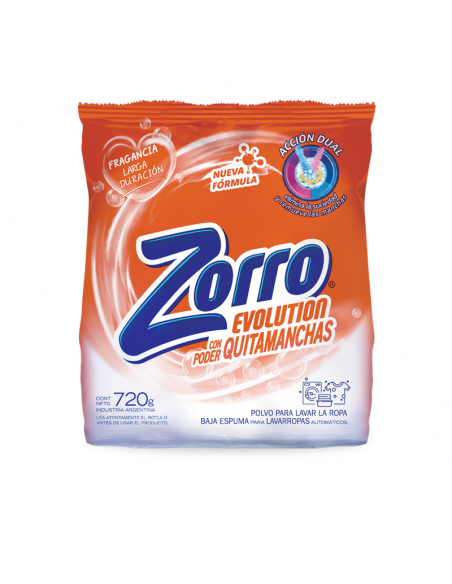 DET.POLVO ZORRO EVOLUTION QUITAMANCHA 800G