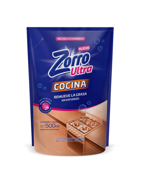 LIMPIADORES ZORRO ANTIGRASA DOY PACK 450 CC