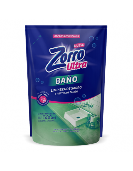 LIMPIADORES ZORRO BAñO DOY PACK 450 CC