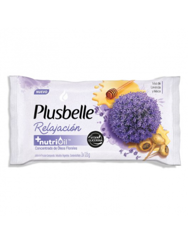 JABONES DE TOCADOR PLUSBELLE RELAJACION/LAVANDA X3 360 GR