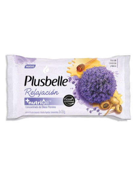 JABONES DE TOCADOR PLUSBELLE RELAJACION/LAVANDA X3 360 GR
