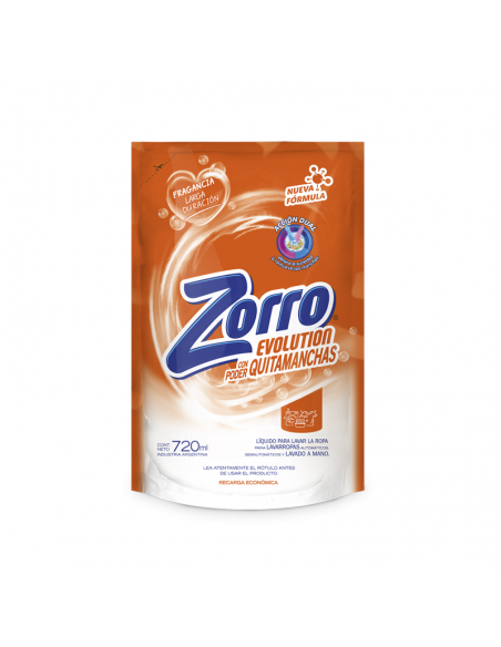 DET.LIQ ZORRO EVOL QUITAMANCHA DP 800CC