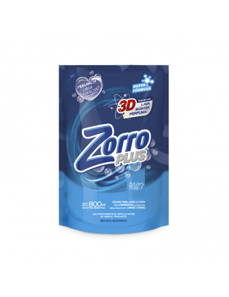 DET.LIQ ZORRO CLASICO DP 800CC