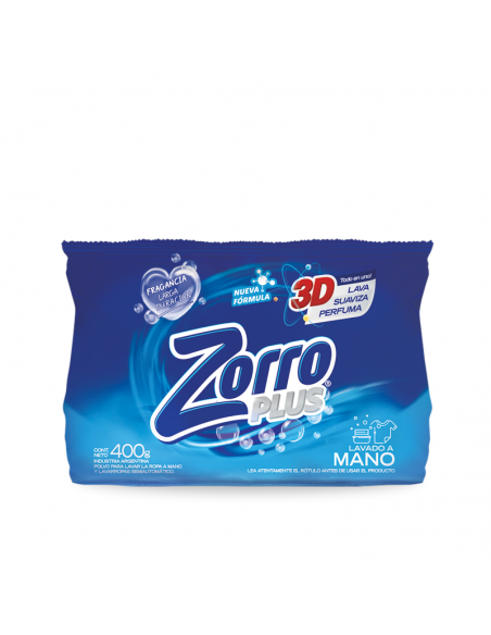 DET.POLVO ZORRO CLASICO REGULAR 400GR