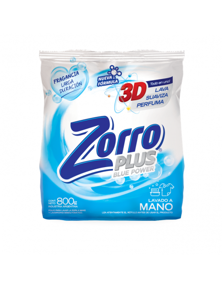 DET.POLVO ZORRO BICARBONATO MATIC 800GR