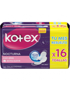 T.F.KOTEX NORMAL NOCTURNA C/A 16UN