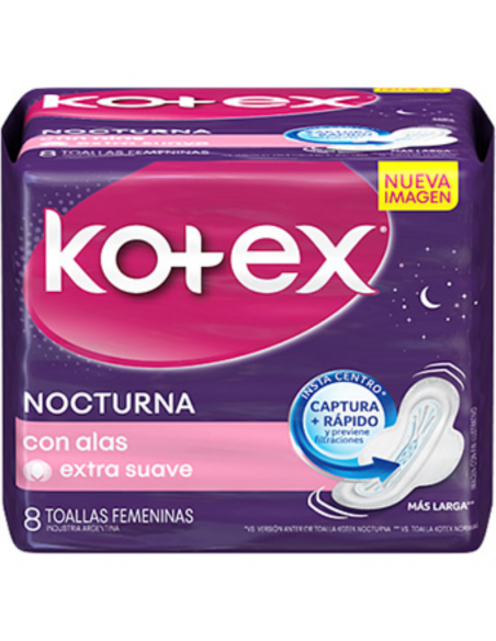 T.F.KOTEX NORMAL NOCTURNA C/A 8UN