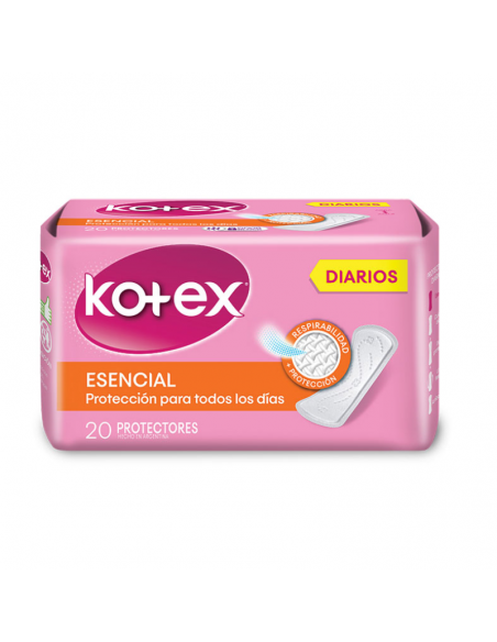 PROT.DIARIO KOTEX ESENCIAL S/A Y S/P 20UN