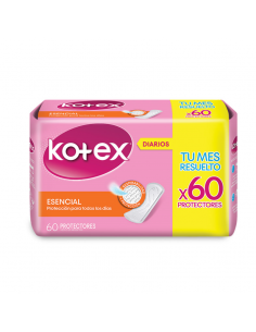 PROT.DIARIO KOTEX ESENCIAL S/A Y S/P 60UN