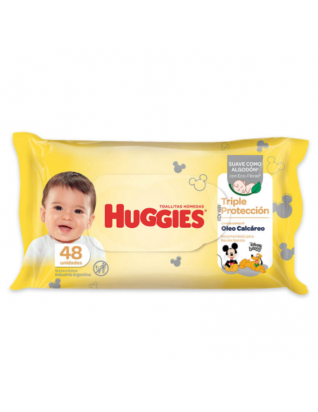 T.HUMEDAS HUGGIES TRIPLE PROTECCION 48UN