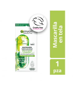 MASCARA FACIAL GARNIER MINI AMP DETOX