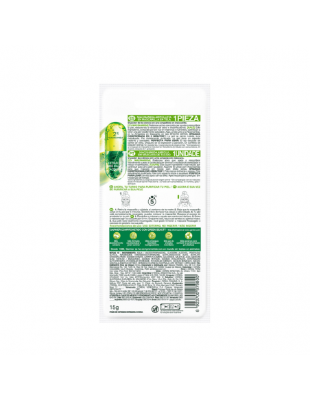MASCARA FACIAL GARNIER MINI AMP DETOX