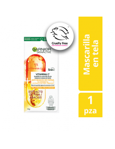 MASCARA FACIAL GARNIER MINI AMP ANTIFATIGA