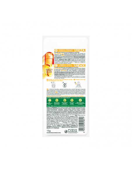 MASCARA FACIAL GARNIER MINI AMP ANTIFATIGA