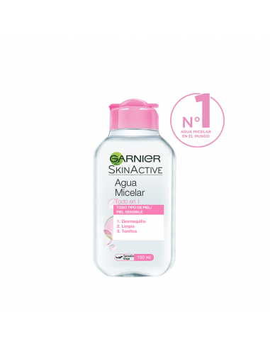DESMAQUILLANTE GARNIER AGUA MICELAR TODO TIPO PIEL 100 CC