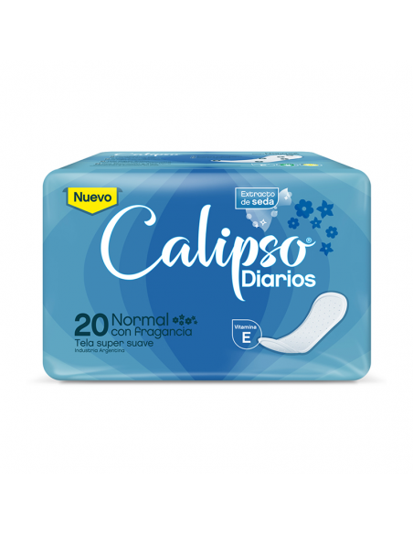 PROTECTORES DIARIOS CALIPSO ANATóMICOS NORMAL CON PERFUME 20 UN