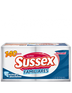 SERVILLETAS SUSSEX FAMILIAR 140UN