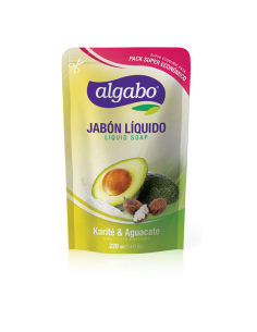 JABONES DE TOCADOR ALGABO KARITE Y AGUACATE DOY PACK 220 CC