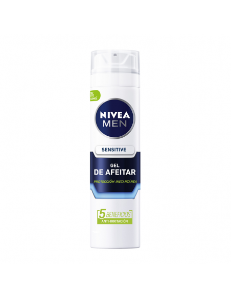 GEL DE AFEITAR NIVEA F MEN SENS 200CC