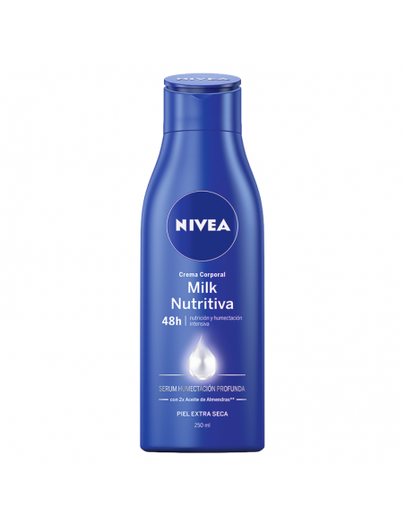 CR NIVEA BODY MILK EXTRA SECA 250CC