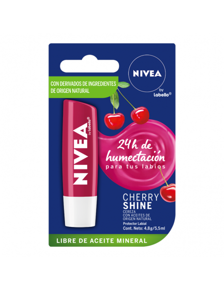 PROTEC.LABIAL NIVEA LABELLO CHERRY 4.8GR