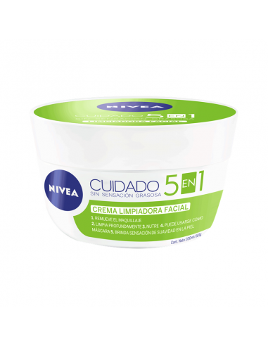CREMA PARA ROSTRO NIVEA FACIAL LIMPIADORA 100 CC