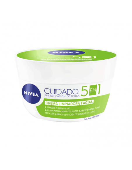 CREMA PARA ROSTRO NIVEA FACIAL LIMPIADORA 100 CC