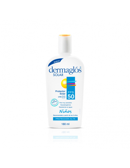 PROT SOLAR DERMAGLOS NIÑOS F50 EM X180CC