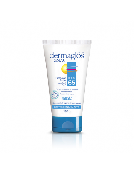 PROT SOLAR DERMAGLOS BEBES F65 CR 120GR