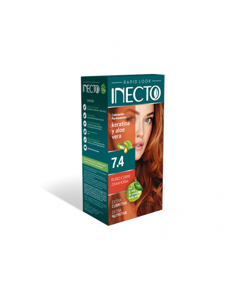 TINT INECTO RUB COBRE ZANAHORIA KIT T7.4