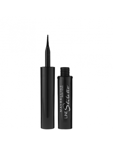 DELINEADOR P/OJOS MAYBELLINE STILETTO BLACKEST BLACK  