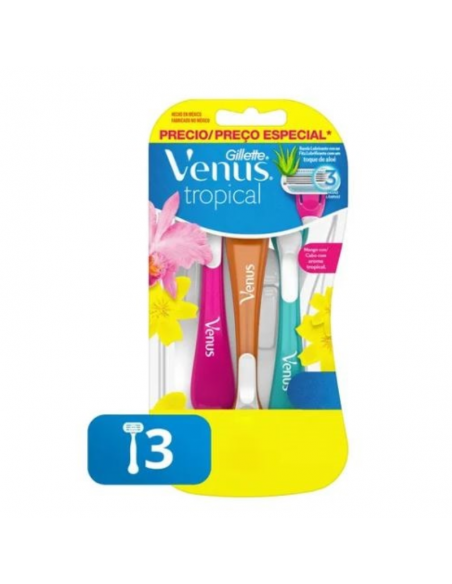 GILLETTE VENUS TROPICAL MAQ 3UN