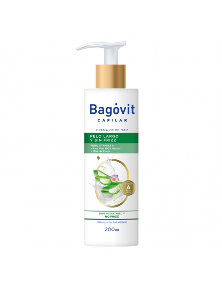 CREMA PARA PEINAR BAGOVIT PELO LACIO Y SIN FRIZZ 200 CC