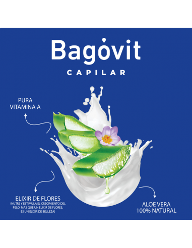 CREMA PARA PEINAR BAGOVIT PELO LACIO Y SIN FRIZZ 200 CC