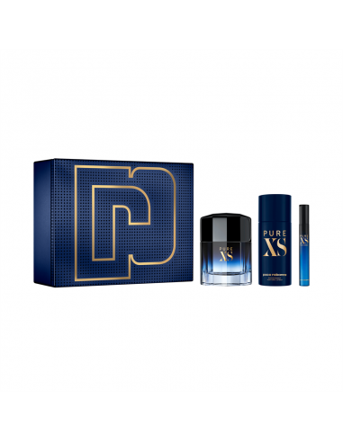 SET DE PERFUME PACO RABANNE PURE XS + DEO COFRE+ 10CC 100 CC